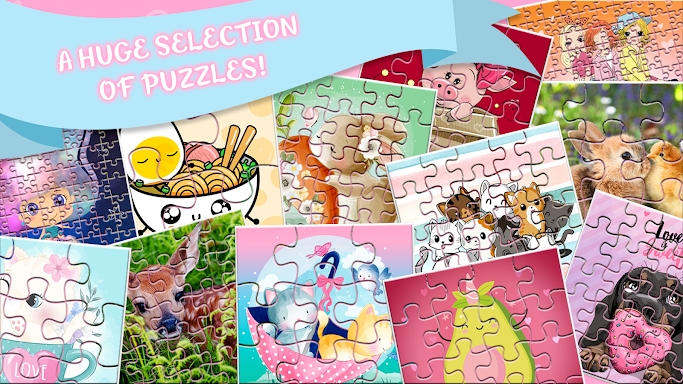Puzzles: game for girls screenshots