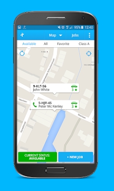 taxiID - Driver app screenshots