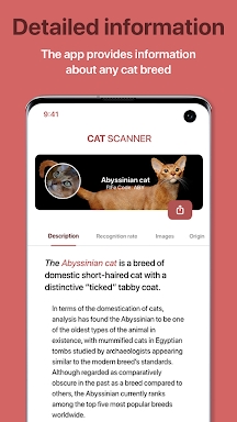 Cat Scanner: Breed Recognition screenshots