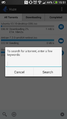Vuze Torrent Downloader screenshots