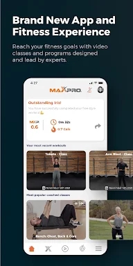 MAXPRO Fitness screenshots