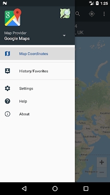Map Coordinates screenshots