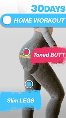 Butt, Leg, Hips, Glute Workout screenshots