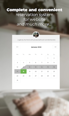 BedBooking Booking Calendar screenshots