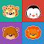 Animals memory game for kids icon
