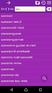 English Hungarian Dictionary screenshots