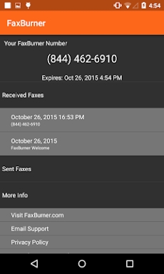 Fax Burner - Get & Send Faxes screenshots