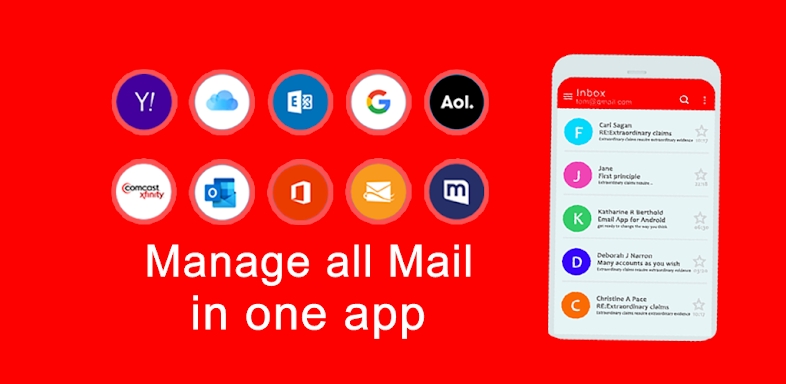 Email App - fast read & send screenshots