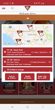 BJ’s Mobile App screenshots