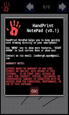 HandPrint Notepad screenshots
