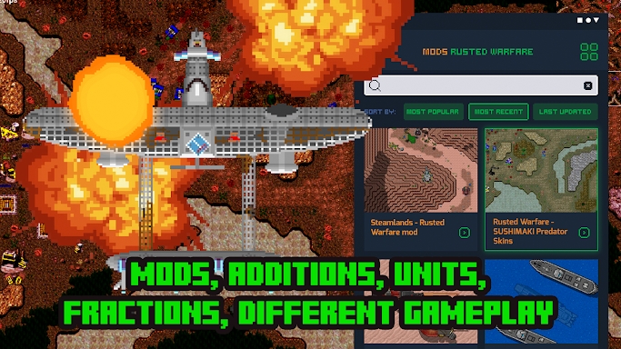 Mods for Rusted Warfare screenshots