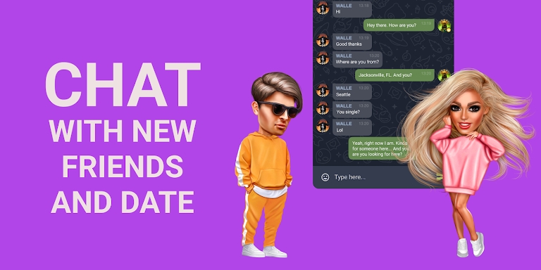 Galachat: Avatars & Chat Rooms screenshots