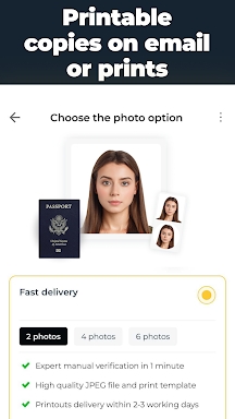 Passport Photo - 2x2 in Size screenshots