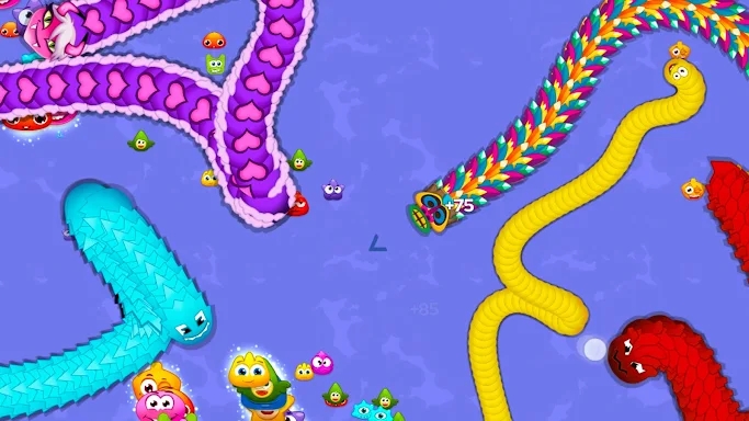 Worm Hunt - Snake game iO zone screenshots