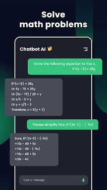 Chatbot AI - Chat with AI screenshots