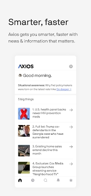 Axios screenshots