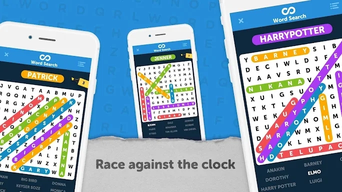 Infinite Word Search Puzzles screenshots