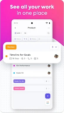 ClickUp - Manage Teams & Tasks screenshots