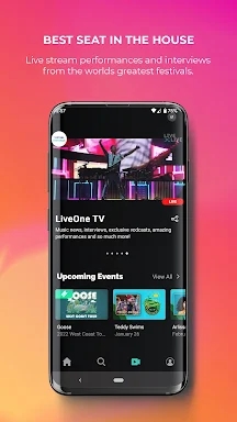 LiveOne: Stream Music & Events screenshots