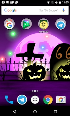 Halloween live wallpaper screenshots