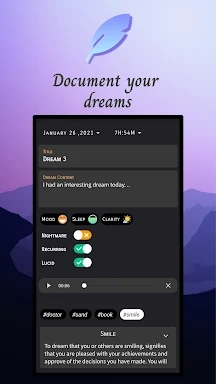 Dream Dictionary Dream Journal screenshots