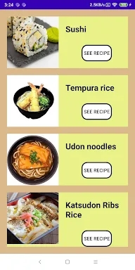 Food Japan - Android screenshots
