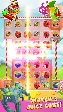 Juice cube: Match 3 Fruit Game screenshots