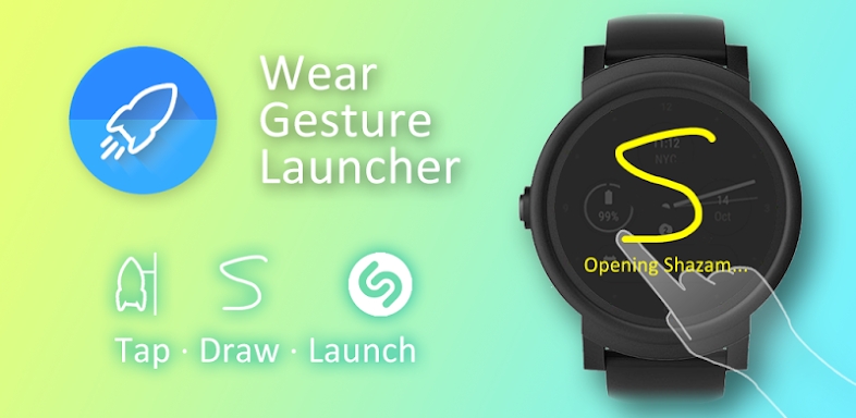 Wear Gesture Launcher - WearOS screenshots