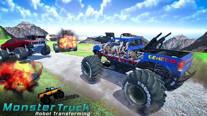 Monster Truck Robot Transforming: Future Robot War screenshots
