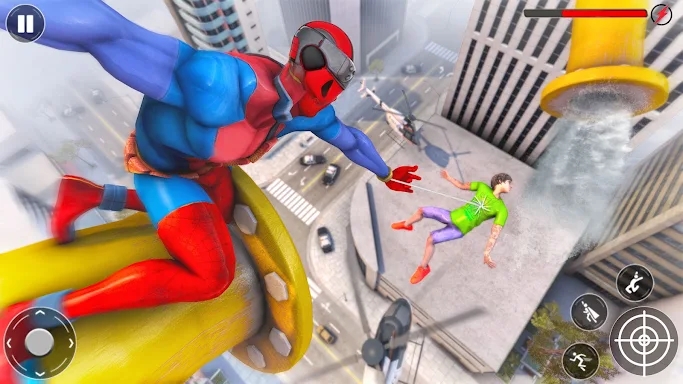 Flying Superhero Robot Games screenshots