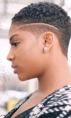 Black Women Line Hairstyles screenshots