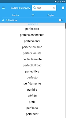 Spanish Dictionary and Grammar screenshots