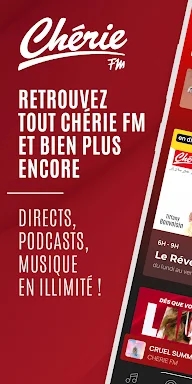 Chérie FM : Radios & Podcasts screenshots