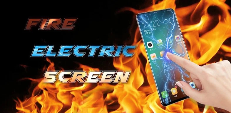 Fire electric screen prank screenshots