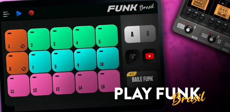 Funk Brasil: DJ beat maker screenshots