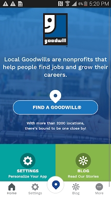 Goodwill Mobile App screenshots