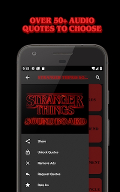 Stranger Things Soundboard screenshots