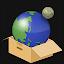 Planet simulation icon