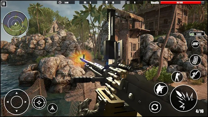 Gunner Navy War Shoot 3d : Fir screenshots