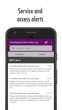 MBTA Tracker screenshots