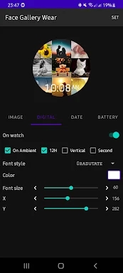 Photo Watch Face Pro (Android Wear OS) screenshots