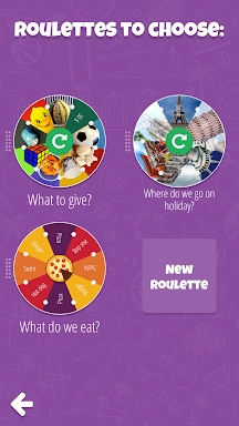 Decision Roulette screenshots
