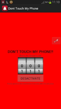 Don't touch my phone screenshots