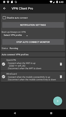 VPN Client Pro screenshots