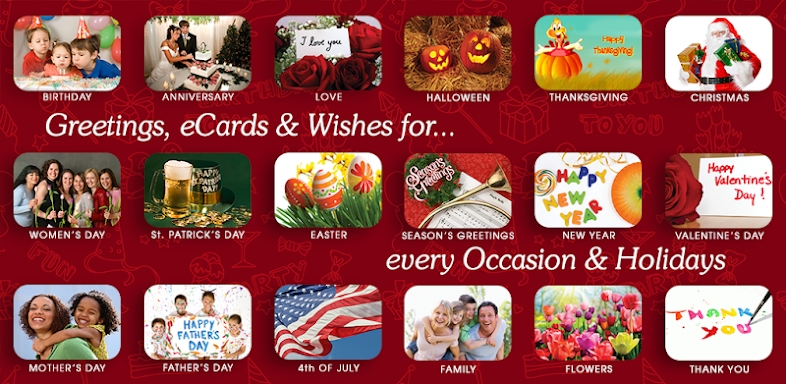 Greeting Cards & Wishes screenshots