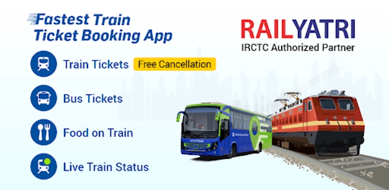 Book Tickets:Train status, PNR screenshots