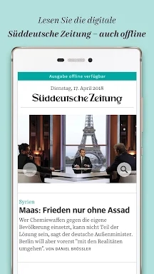 Süddeutsche Zeitung screenshots