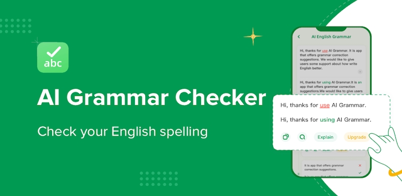AI Grammar Checker for English screenshots
