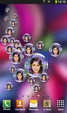 Photo Bubbles Live Wallpaper screenshots