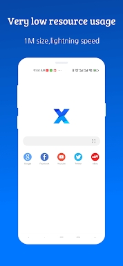 XBrowser - Mini & Super fast screenshots
